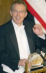 Blair Urges 'Bold' Free Trade Deal