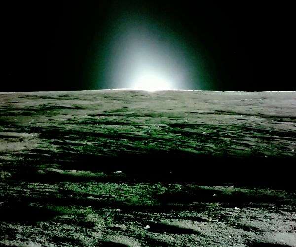 Ghostly lunar sunsets shot by private lander