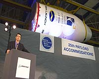Boeing Transfers 25th Payload Accommodations Package To Sea Launch