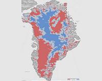 NASA Maps Thawed Areas Under Greenland Ice Sheet
