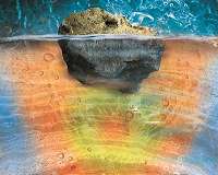 The lower mantle can be oxidized in the presence of water