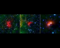 Runaway Stars Leave Infrared Waves in Space