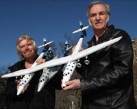Virgin's Branson presents new space ship