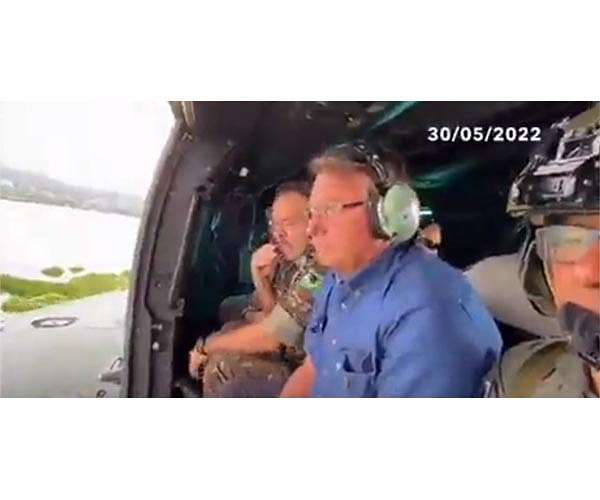Bolsonaro views disaster zone from air after deadly Brazil rains