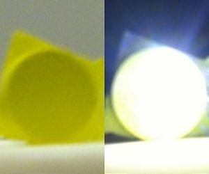 Bright, laser-based lighting devices