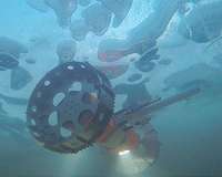 Upside-down drive: NASA tests under-ice space rover