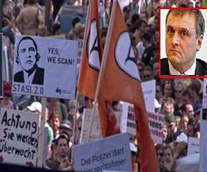 German MP injured during angry protests over NSA spying revelations