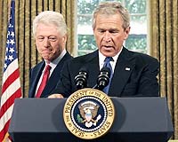 Clinton Launches Withering Attack On Bush On Iraq, Katrina, Budget