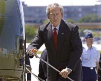 Bush: Ike brings 'upward pressure' on gas prices
