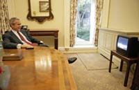 Bush Hails Shuttle Launch, Still Eyes Mars Destination
