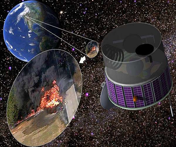 Wildfire spotting from the air and space boosted with $1.5M grant