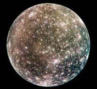 Galileo's Flyby Reveals Callisto's Bizarre Landscape