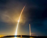 45th Space Wing launches ORBCOMM; historically lands first stage booster
