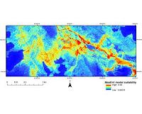 Remote sensing used to map habitat of monkey with hominid-like behavior
