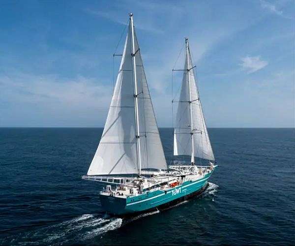 Eco-friendly French cargo ship revives sail power
