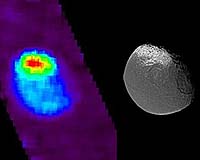 Cassini Prepares To Fly by Walnut-Shaped Moon