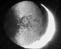 Seeing In The Dark As Saturn Lights Up Iapetus