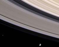 A Dash Of Color Runs Rings Around Saturn