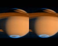Saturn's Polar Auroras