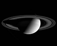 Saturnian Shadow Looms Across Rings