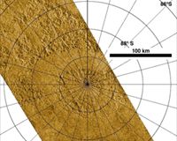 Radar Images Titan's South Pole