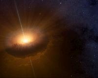 Loneliest Young Star Seen by Spitzer and WISE
