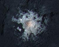 Bright hydrothermal deposits on dwarf planet Ceres have a style all their own