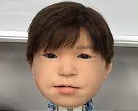 Researchers in Japan make android child's face strikingly more expressive