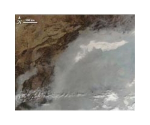 China's pollution seen from space