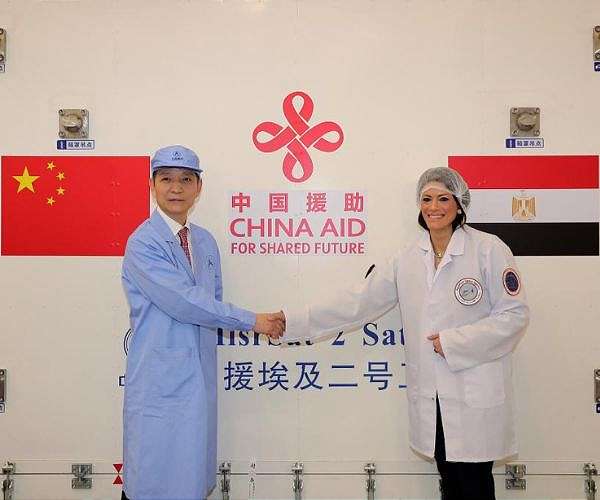China-funded prototype satellites delivered to Egypt