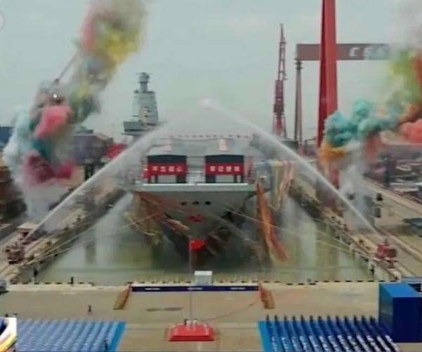 China launches third aircraft carrier in major military milestone