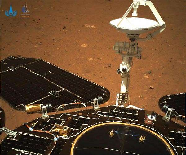 China's Tianwen-1 probe sends back Mars landing visuals