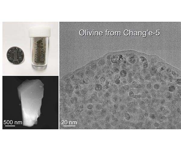 Chang'e-5 reveals intermediate stage in space weathering process of lunar soil