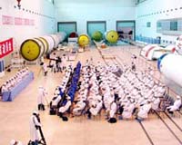 Shenzhou-5 Launcher Ready For Transfer To Jiuquan Launch Site