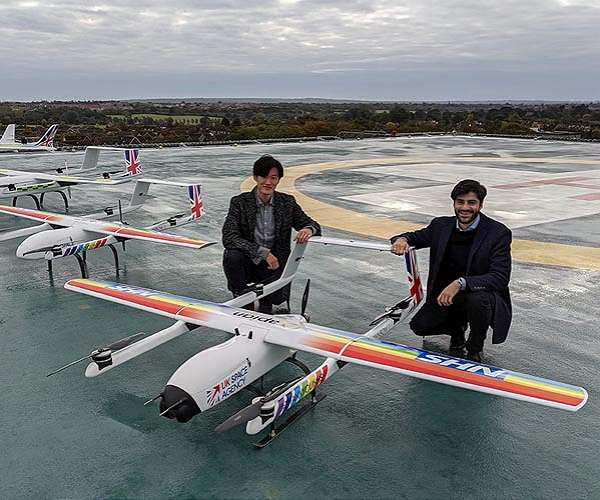 Space company takes to the skies alongside the NHS