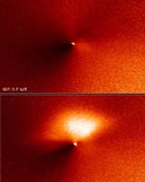 Hubble Captures Outburst From Comet Targeted By Deep Impact