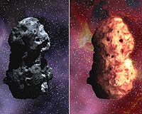 Spitzer And Hubble Spy Deep Impact Target