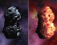 Space Telescopes Sharpen View Of Deep Impact Target
