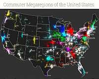 Commuter data helps scientists define metropolitan boundaries