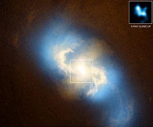 Chandra Finds Nearest Pair of Supermassive Black Holes