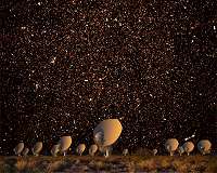 South Africa's MeerKAT peers deep into the Universe