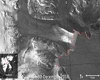 Negribreen on the move