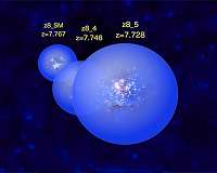 Cosmic bubbles reveal the first stars