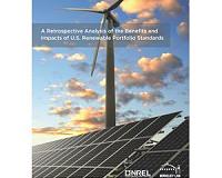 Renewable energy for state renewable portfolio standards yielded sizable benefits