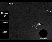 Asteroids as Seen From Mars; A Curiosity Rover First