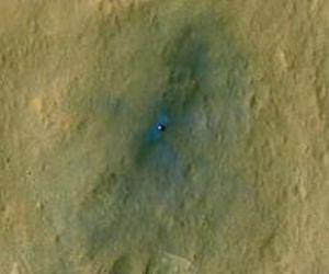 Orbiter Views New Mars Rover In Color