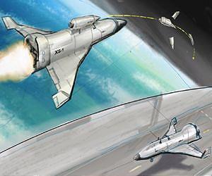 Experimental Spaceplane Shooting for Aircraft-Like Operations in Orbit