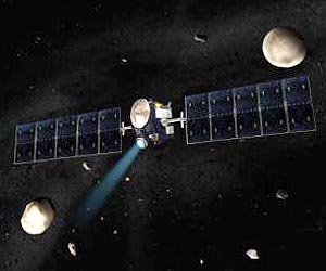 Orbital Environment For Dawn Spacecraft At Vesta
