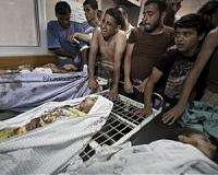 8 children among 10 dead as rockets hit Gaza refugee camp