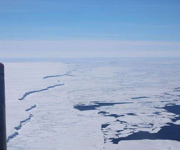Meltwater flowing beneath Antarctic glaciers may be accelerating their retreat